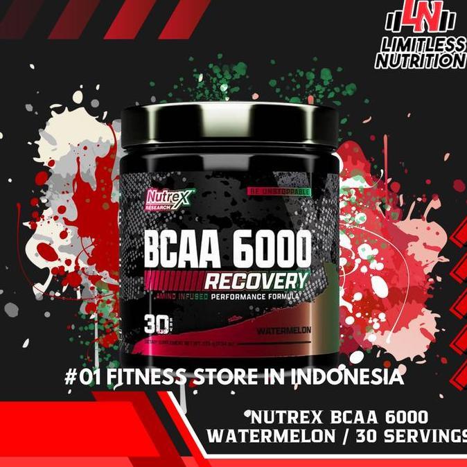 Nutrex Usa Bcaa 6000 Recovery 30 Servings Muscle Recovery Eaa Amino Acid