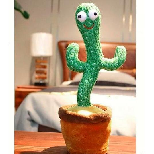 Kids MAINAN KAKTUS BERGOYANG DANCING KAKTUS BONEKA KAKTUS GOYANG