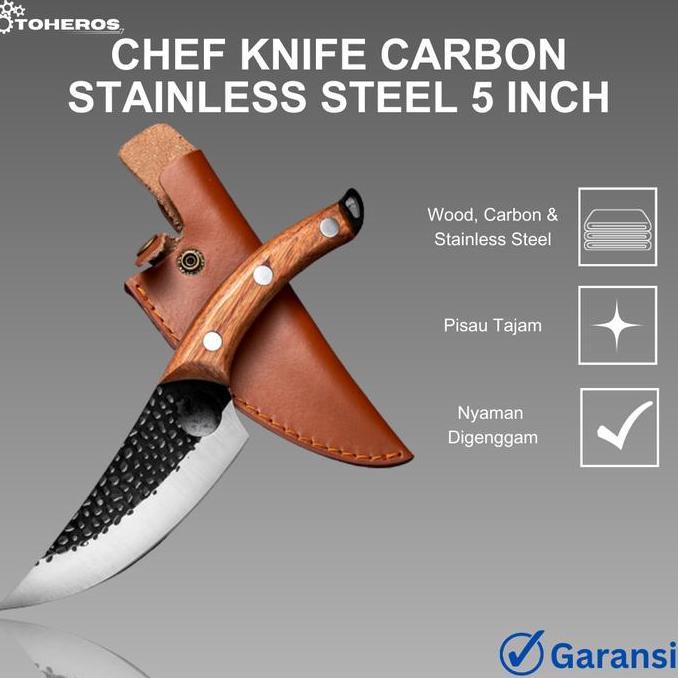 NEW Pisau Daging Mini Stainless Pisau Hunting Berburu