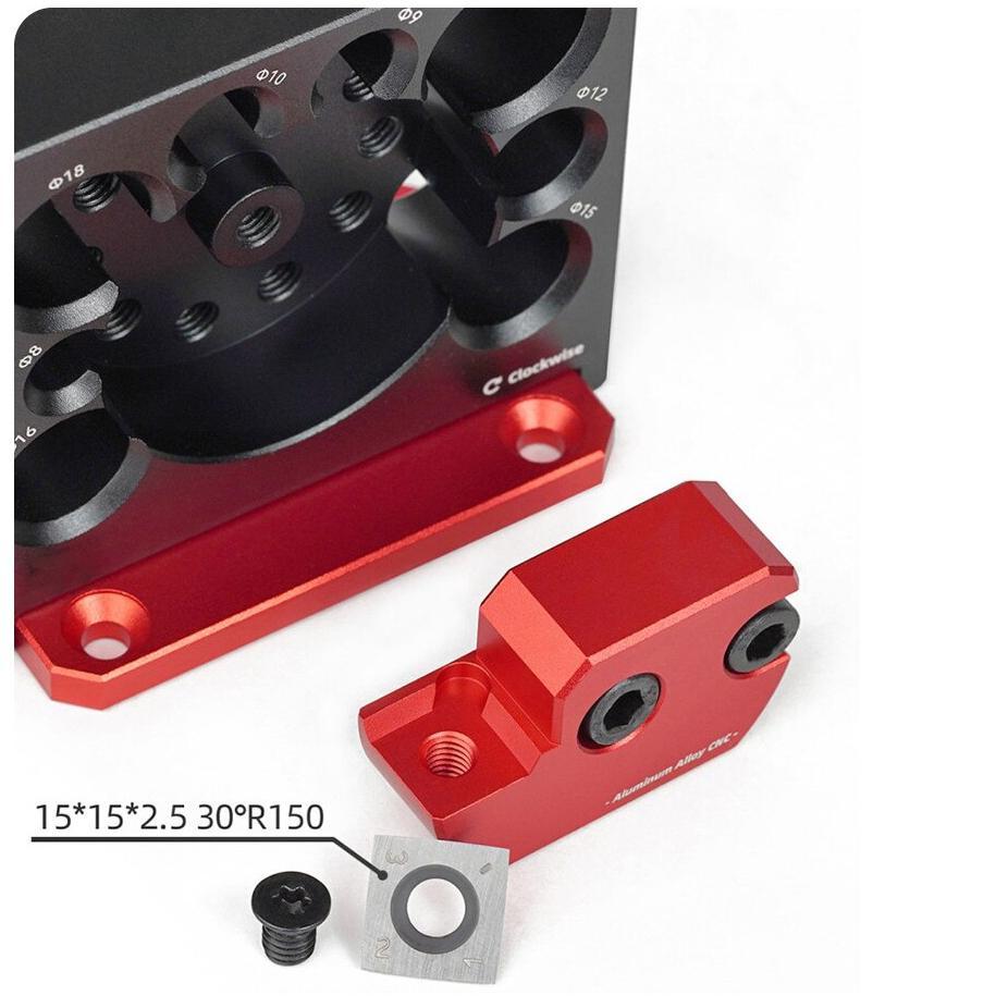 leles Pengaturan Pahat Dowel Pembuat Jig 8mm-20mm dengan Pahat Karbida Alat Tambahan Batang Bulat Do