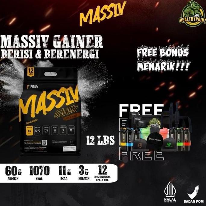 Fitlife Massiv Gainer 12 Lbs Susu Protein Gainer
