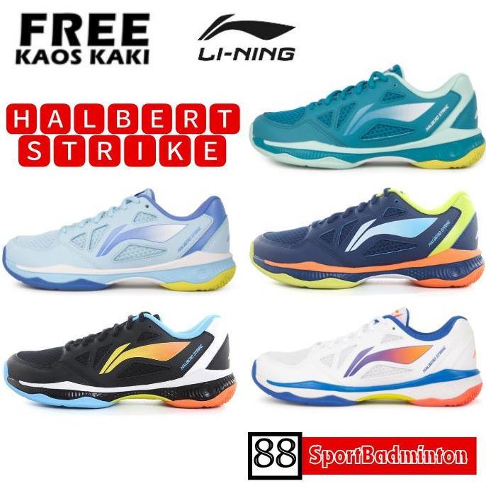 Lining Halbert Strike Aytv021 Badminton Shoes - Sepatu Badminton Original Lining