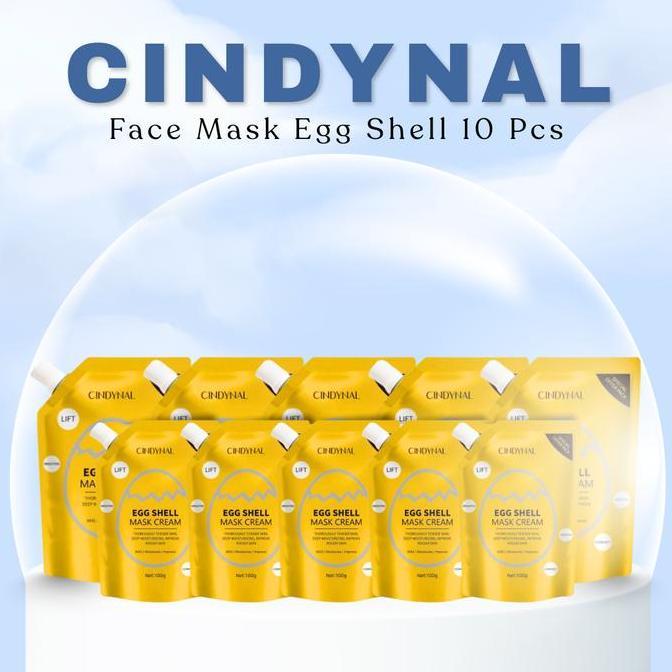 CINDYNAL Masker Gold Collagen Mask Cream Face Peel Off Moisturizing Yeast Eggshell Masker Wajah Telu