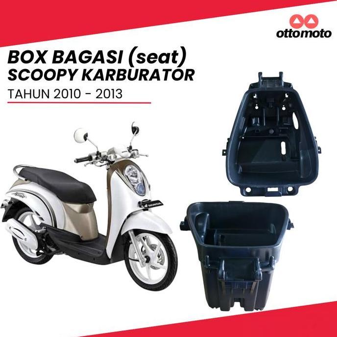BOX BAGASI BOX LUGGAGE SEAT SCOOPY KARBURATOR 2010 - 2013