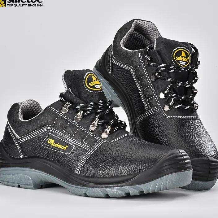(Khusus Batam) Safetoe L-7163 Odor Resistant S3 Safety Shoes Low, Black | Sepatu Safety Hitam