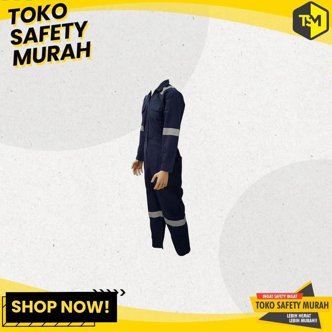 Wearpack Safety Terusan 3R Seragam Mekanik Size M-XXXXL Pakaian Kerja Mekanik Baju Panjang Celana Pe
