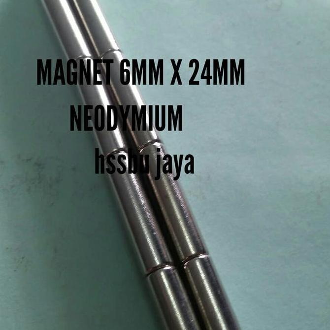 Handx- Magnet Neodymium 6Mm X 24Mm Batang