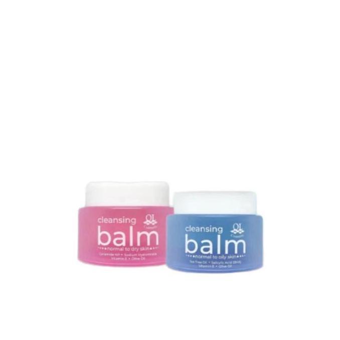 QL Cleansing Balm Normal to Dry Oily Skin Pembersih Kotoran Make Up Wajah Facial Muka Kering Vitamin
