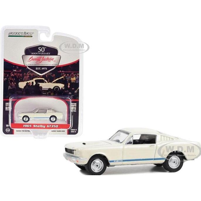 GREENLIGHT 37290-C 1965 SHELBY GT350 BERRET JACKSON 12 DIECAST AS2123