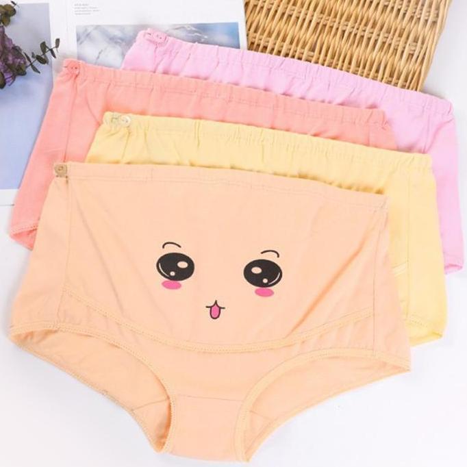 Jumbo Maternity High Waist Panty Celana Dalam Wanita Hamil Celana Dalam Katun Berbentuk U Support Pa