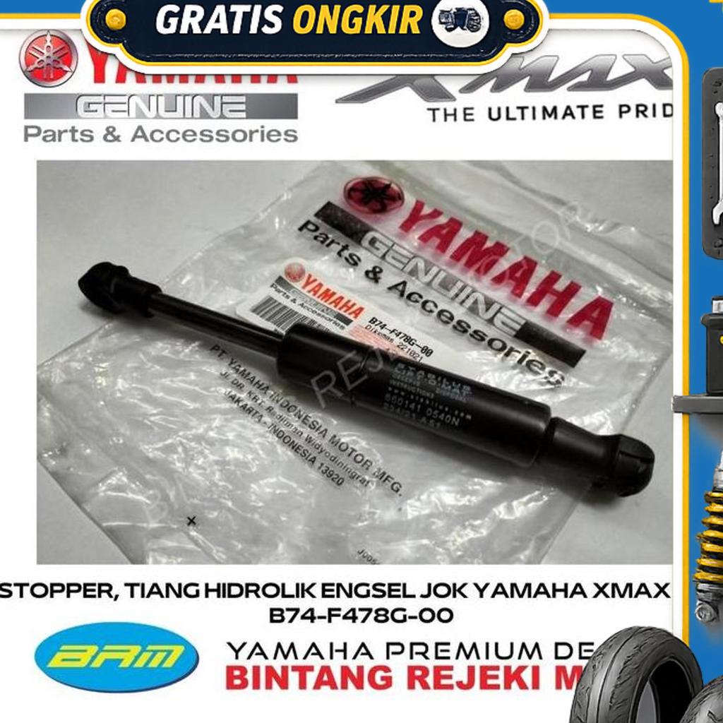 Stopper, Tiang Hidrolik Engsel Jok Yamaha Xmax 250 B74-F478G-00