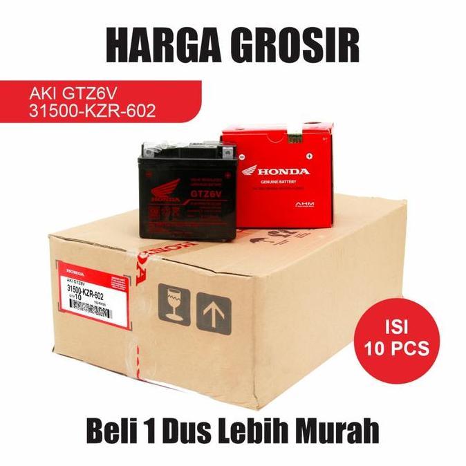 PAKET 1 DUS ISI 10 PCS 31500-KZR-602 AKI ACCU KERING BEAT ESP K25 K61 K81 SCOOPY VARIO 110 ESP TIPE 