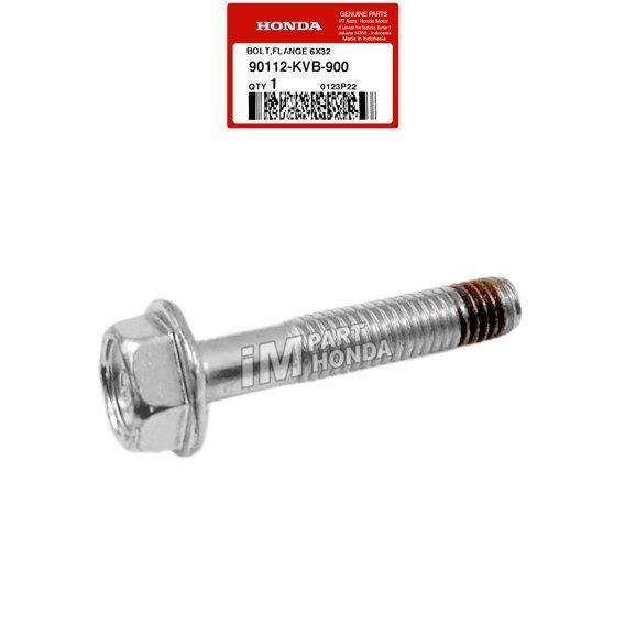 90112-KVB-900 BAUT 10 PANJANG 3,7 CM BAUT PAHA REM BOLT FLANGE 6X32 COCOK UNTUK BEAT SCOOPY SPACY VA