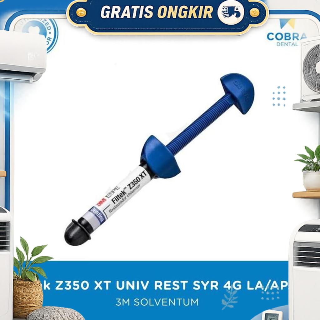 3M Solventum  Z350 Xt Univ Rest Syr 4G Komposit, Komposit True Nano, Tambalan Gigi, Bahan Tambal, Ko