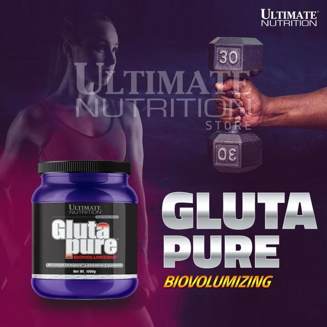 Ultimate Nutrition Glutapure (L-Glutamine Usp) Suplemen Fitness / Suplemen Gym / Suplemen Protein / 