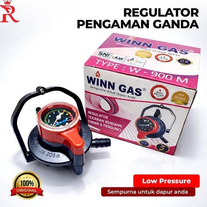 Regulator meter WINN GAS W 900 Pengaman Ganda