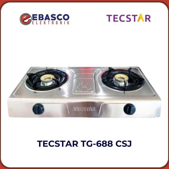 Kompor Gas TECSTAR Stainless TG-688 CSJ / TG 688CSJ 2 Tunggu