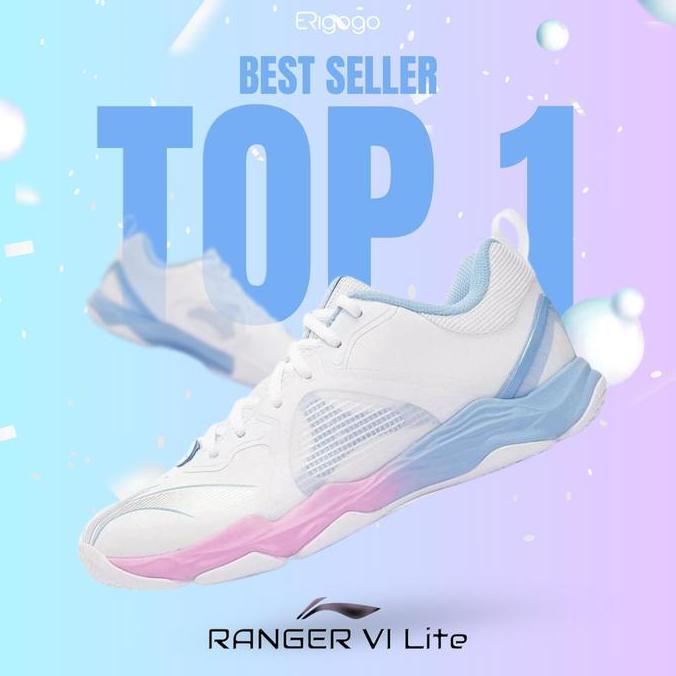 Promo Sepatu Badminton Li-Ning Ranger Vi Lite Original 'Ayts012'