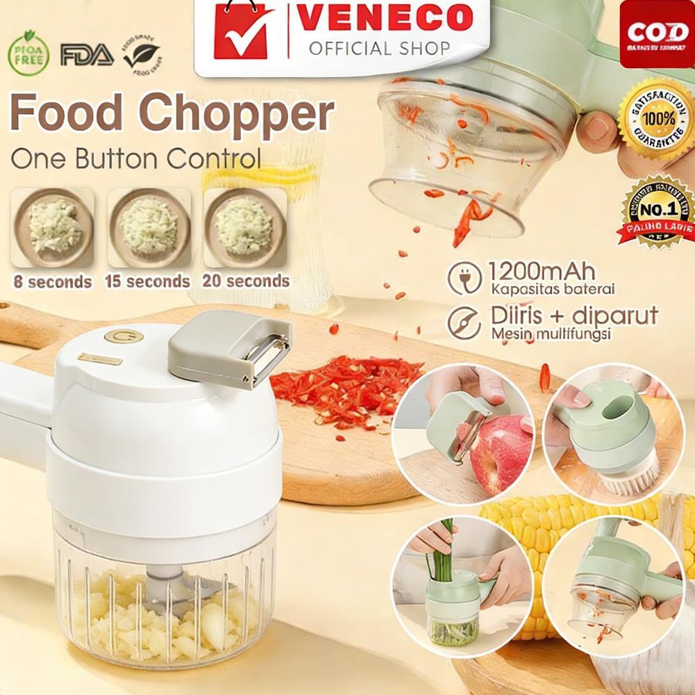 [Newest Version] Pemotong Sayur Portable Chopper Elektrik Blender Genggam Blender Sayur
