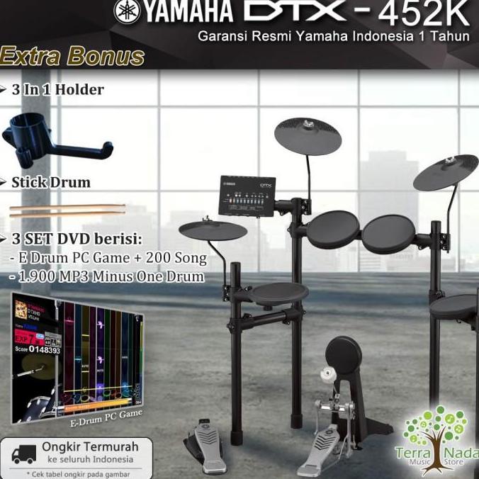 Drum Elektrik Yamaha DTX452 / DTX452K / DTX 452 / 452K penerus 450k