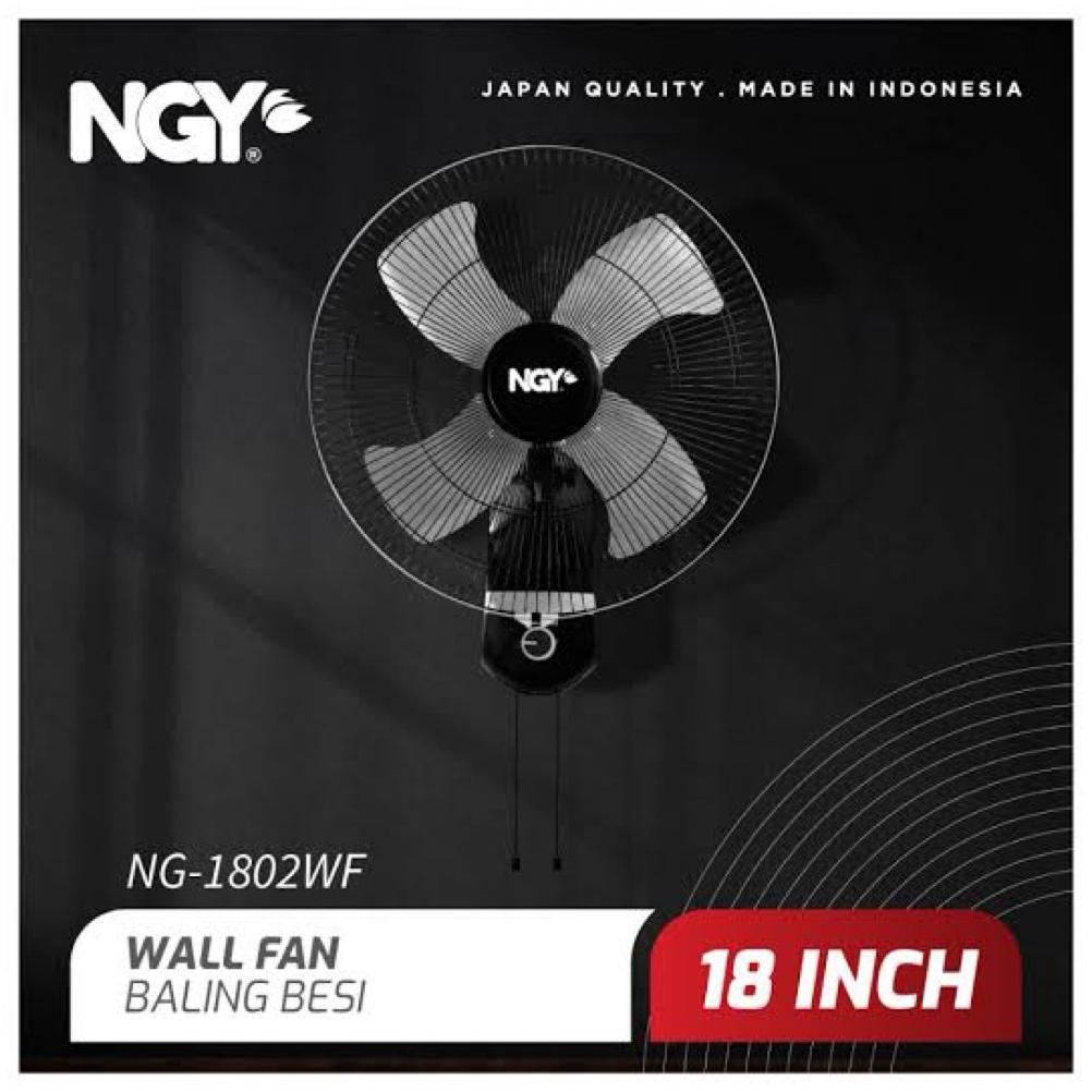 NAGOYA NGY-1802 KIPAS ANGIN DINDING TORNADO 18INCH / WALLFAN TORNADO 18IN LOW WATT SPL49