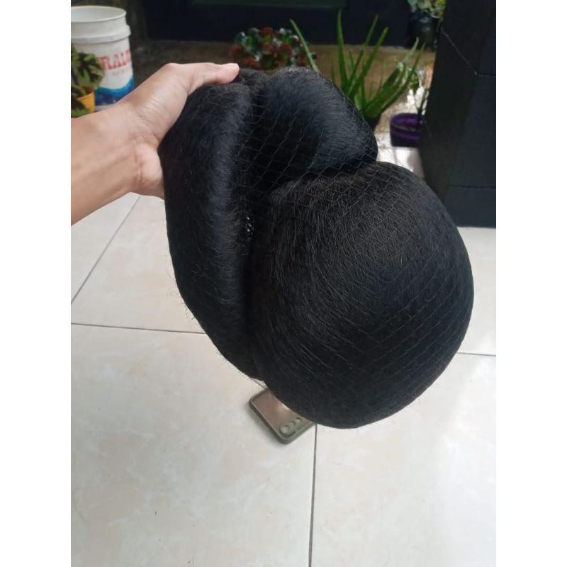Sanggul Mletrek Sinden Jawa Rambut Sintetis Nyaman