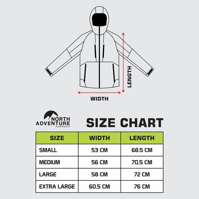 North Adventure Jaket Parasut Waterproof Nuptse.02