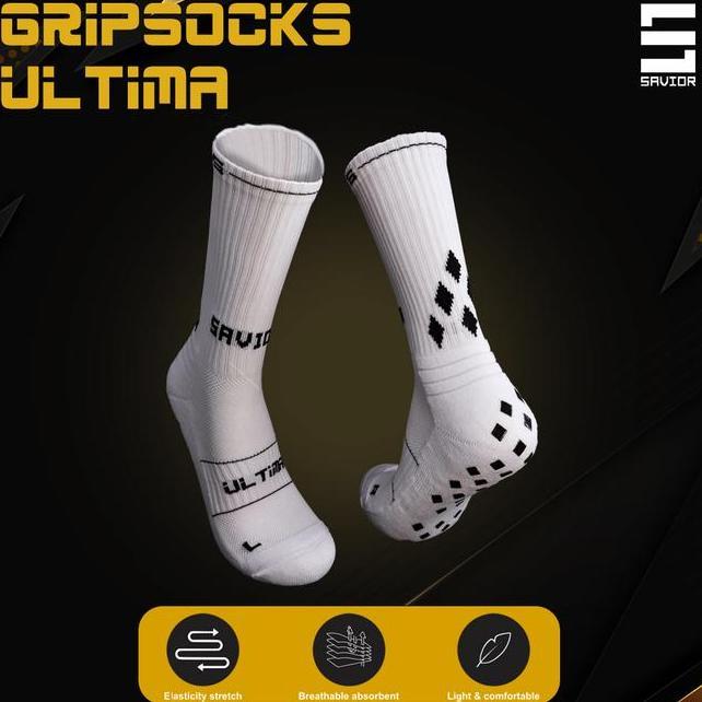 Savior Ultima Pendek Grip Sos Kaos Kaki Antiselip Kaos Kaki Antislip Kaos Kaki Futsal Sepakbola Bask