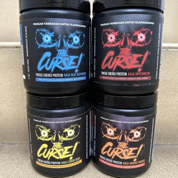 Jnx The Curse 250 Gram Pwo Preworkout Grosir Reseller Suplemen Fitness