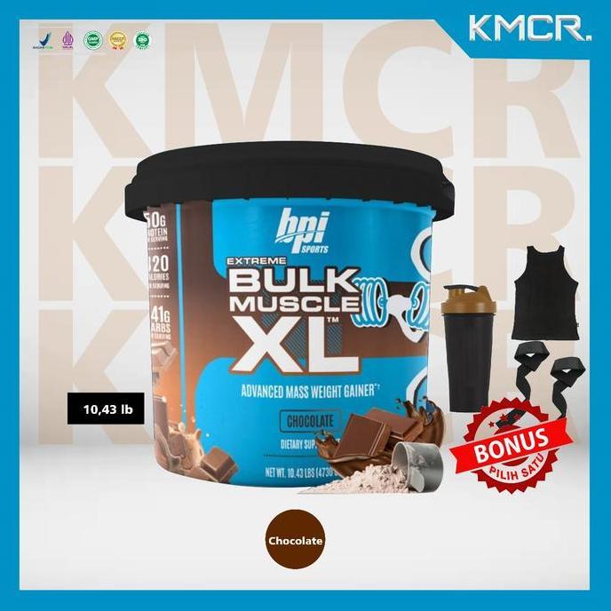 Bpi Sports Extreme Bulk Muscle Xl 10 Lbs Weight Mass Gainer - Kmcr