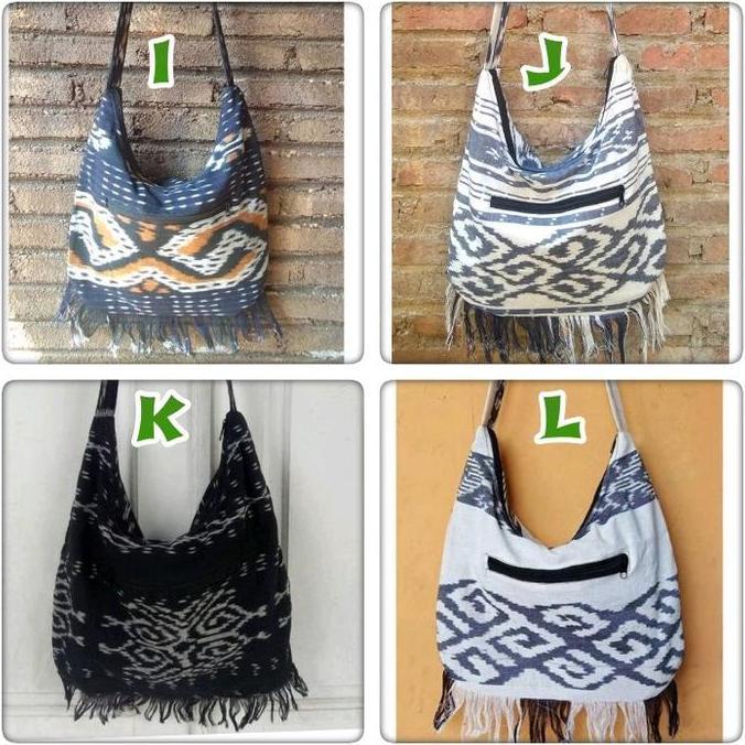 lukas.pablo - tas tenun lombok selempang besar tas kain tenun etnik jepara pria wanita tas outdoor p