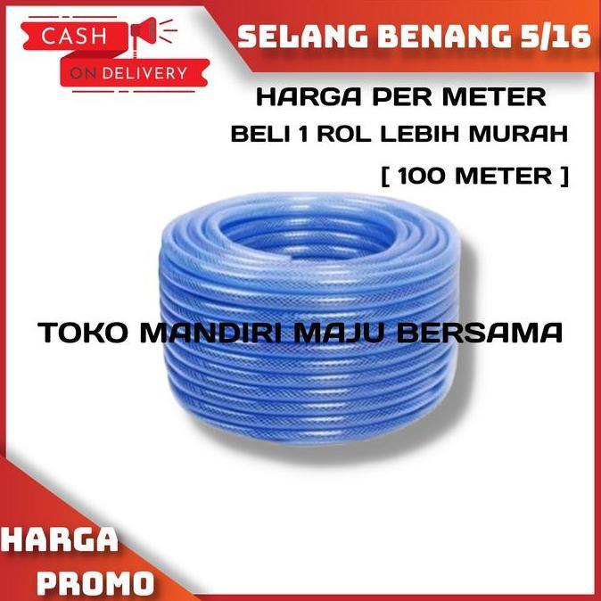 1 ROLL SELANG 5/16 MURAH / SELANG AIR POMPA DC / IRIGASI