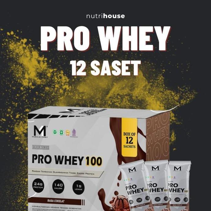 Muscle First Pro Whey 12 Saset Whey Protein Concentrate