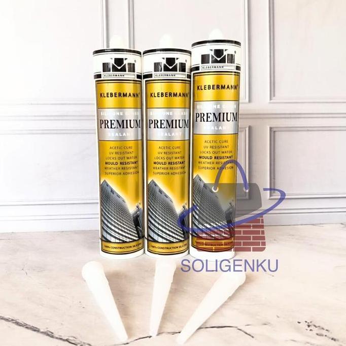 Promo Lem Kaca Botol Anti Jamur Sealant Aquarium Klebermann Silicone Warna Putih Hitam Clear Sealant