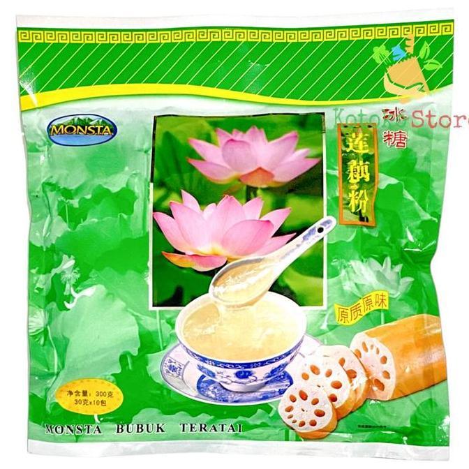 Monsta Bubuk Akar Teratai / Monsta Minuman Bubuk Teratai 300gr