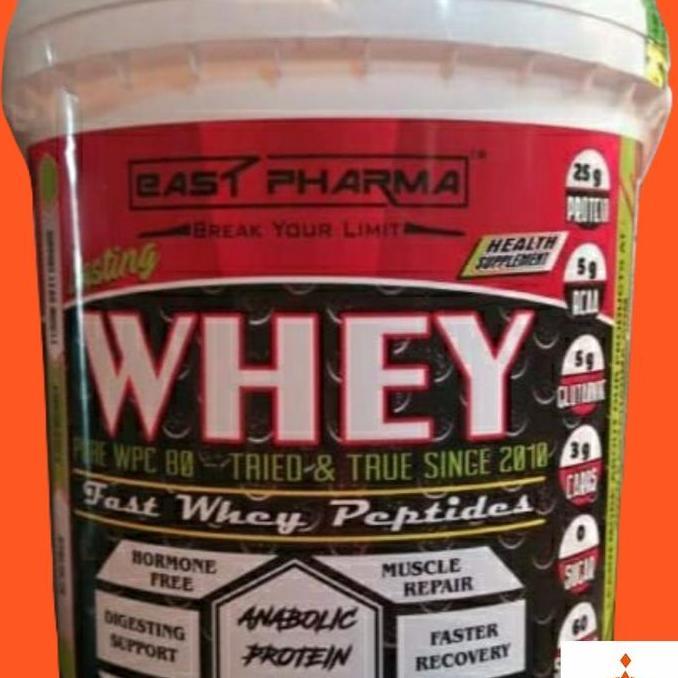 Whey Protein Concentrate East Pharma 5Lbs 3Kg Original Import