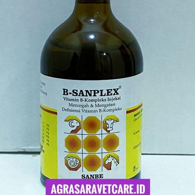B Sanplex 100 ml- Vitamin B komplek Hewan ternak SANBE