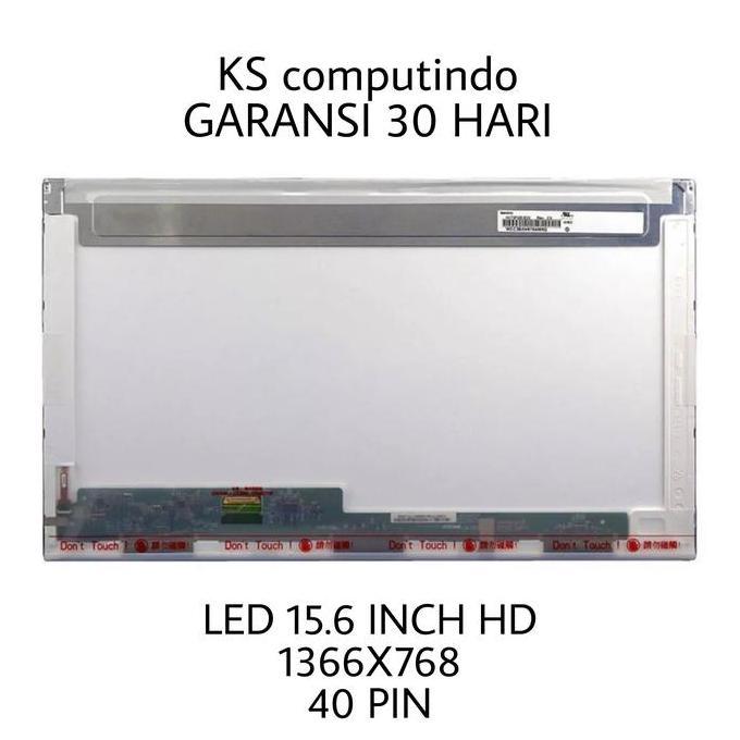 Led Lcd Laptop 15.6 40 Pin Tebal 1366X768 40 Pin