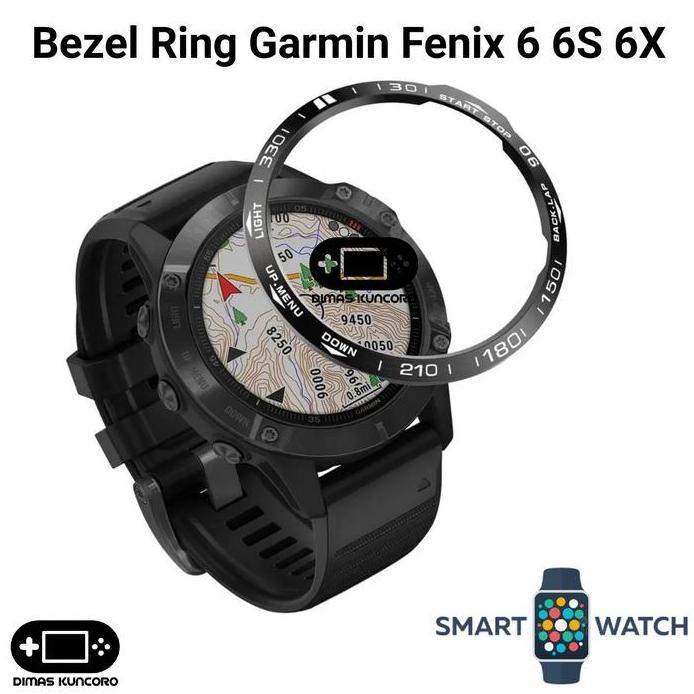 Bezel Ring Garmin Fenix 6 6X 6S cover case bumper casing protector metal case frame garmin fenix 6 6