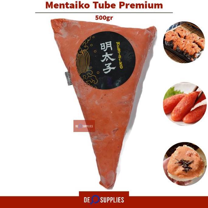 Mentaiko Sauce Tube 500gr - Saus Mentai Saos Telur Ikan Pollock Roe