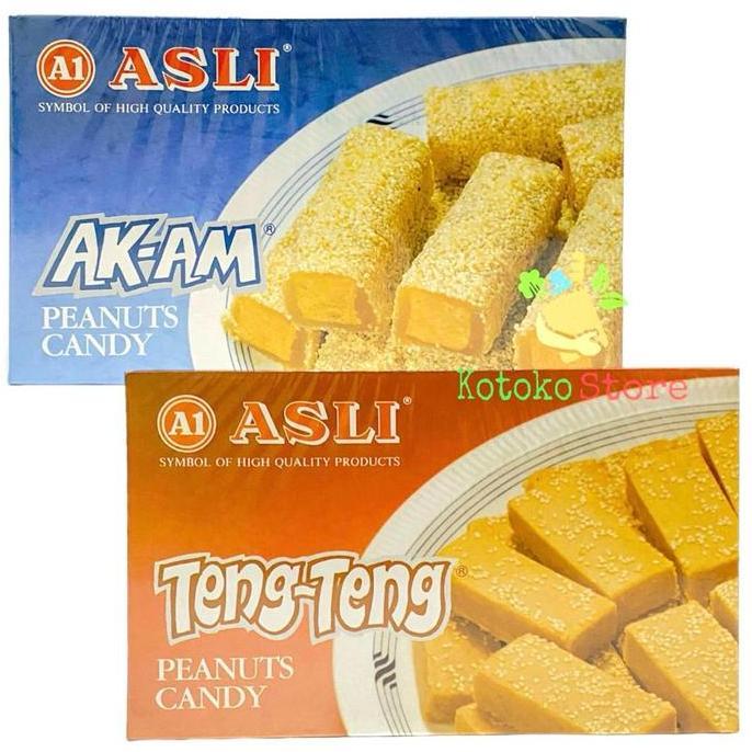 Ak Am Asli A1 Peanut Candy/Teng Teng Kacang Tumbuk Asli Ak Am A1 170gr
