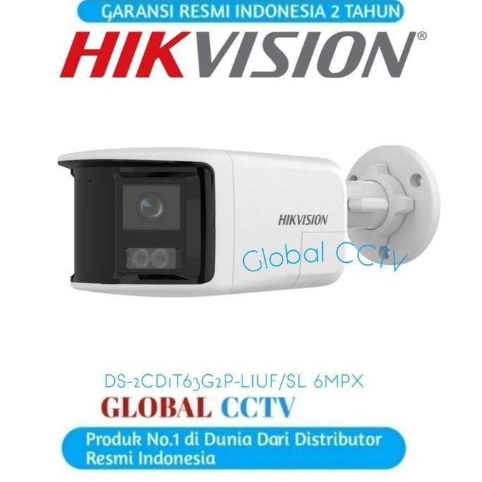 NEW HIKVISION DS-2CD1T63G2P-LIUF/SL 6 MP Smart Hybrid Light Fixed Bullet Network Camera