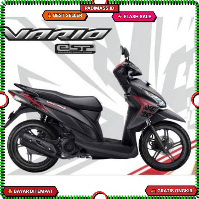 Batok Vario 110 Fi Led Merah Hitam Putih Hitam Doff 2015 2016 2017 2018 / Batok Vario 110 Led Harga 