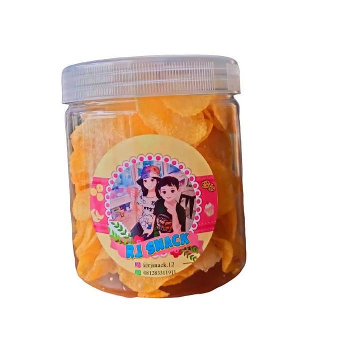 Keripik Kentang Original Premium Crunchy Crispy Kemasan Toples Kecil 110gr Camilan Kering Snack Food