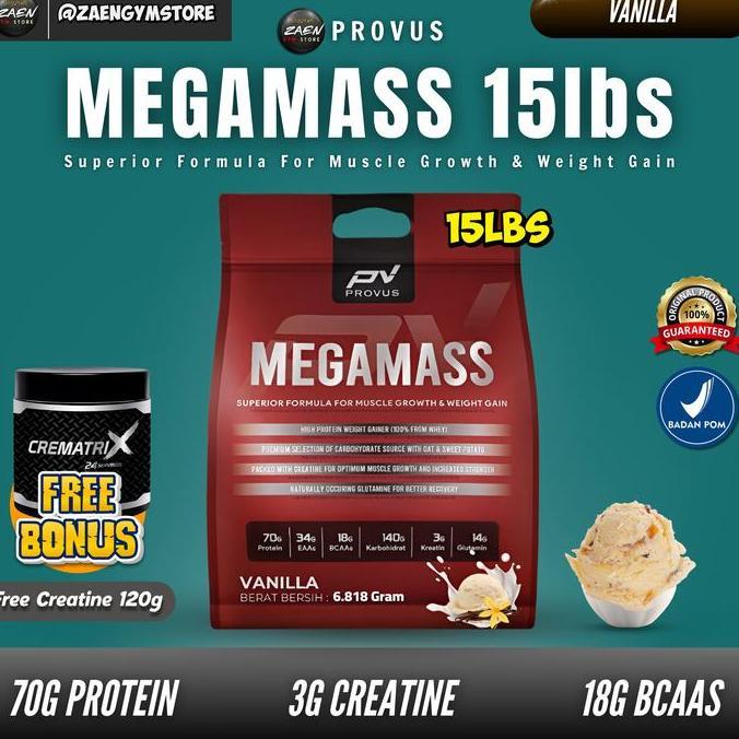 Provus Megamass Gainer 15 Lbs Mass Weigth Gainer