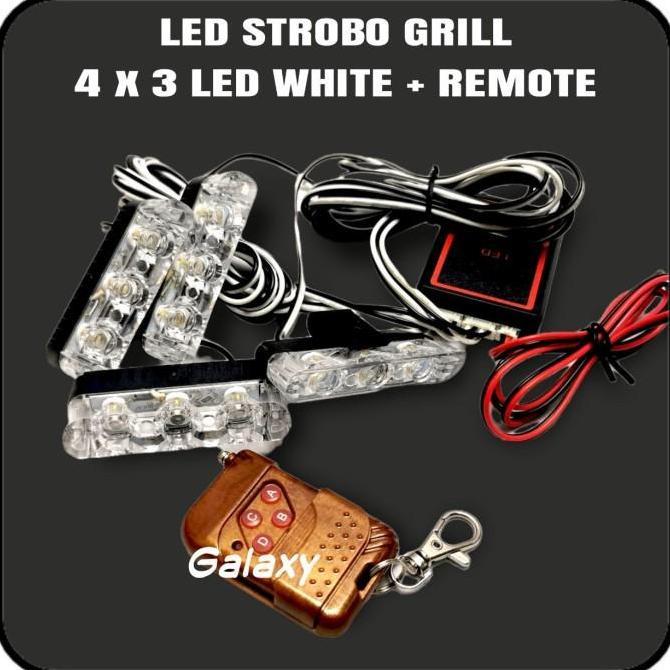lokajiwotop / Led Strobo - Lampu Blitz - Mobil Patwal Diskon