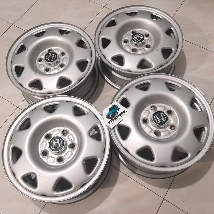 Terlaris Velg Kaleng Honda Crv Rd1 R15 Pcd 5X114 Jdm Original Japan Lengkap Center Dop Velg Kaleng H