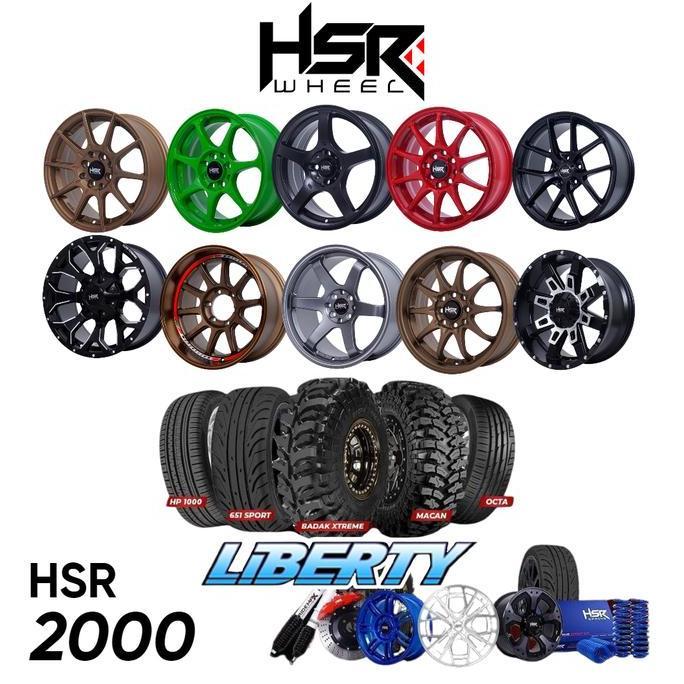 Terlaris Velg Mobil Ring 14 Hingga Ring 22 Hsr Wheel - Hsr2000