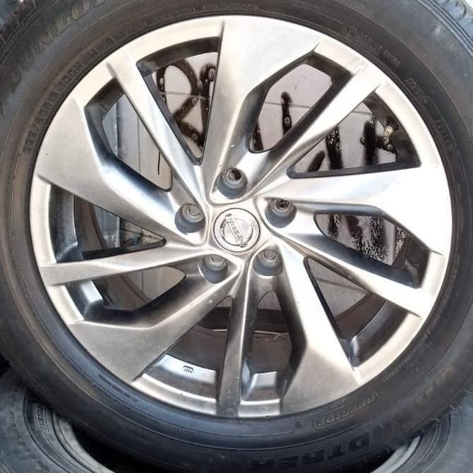 Terlaris Velg Original Bekas Copotan Mobil X-Trail Ring 18 Pcd 5X114,3 + Ban