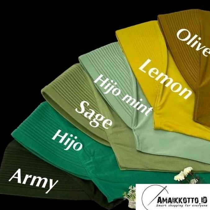 Hijab Bergo Sport Pet Tebal / Hijab instan sekolah / Basic Muslim by Aamaikkotto Kerudung jersey Spa
